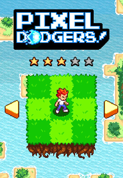 Pixel-Dodger--pixel-Art-Game-on-mobile