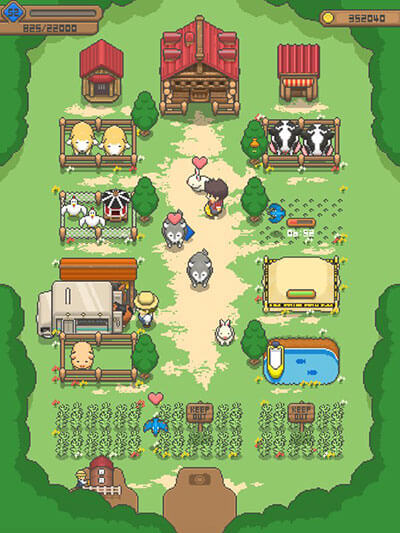 Pixel-Farm--pixel-Art-Game-on-mobile