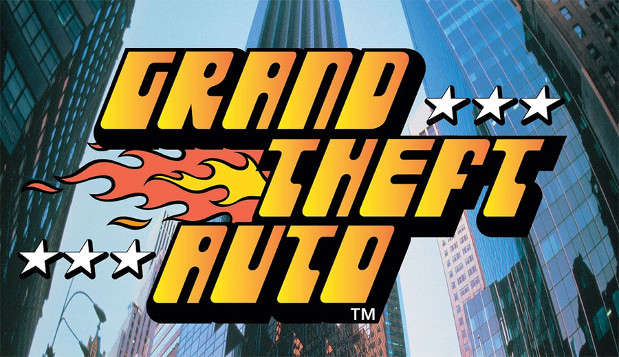 Retrosun-pixel-game-Grand-theft-auto-logo